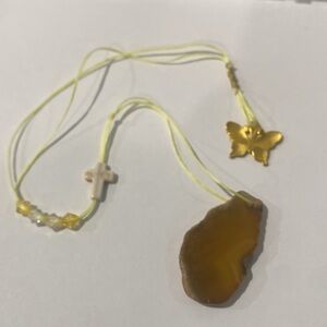 Gold Butterfly Pendant bookmark